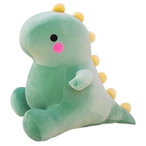 DUANMUL Cute Fat Dinosaur Plush Toys Soft Stuffed Animals Toys Dolls Dino Plushies Cute Birthday Gifts for Kids Girls Boys Green8in