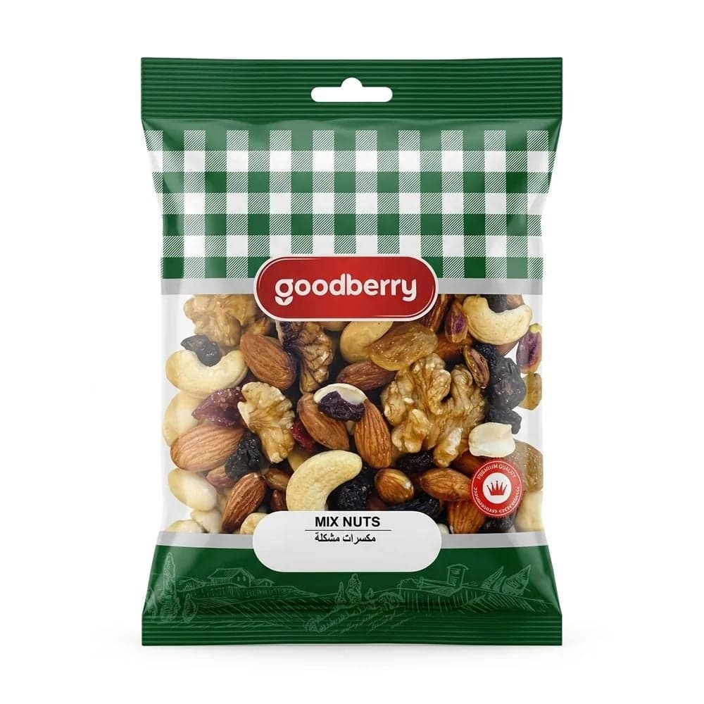 Goodberry Whole Mix Nuts Dried Fruits- 150gms