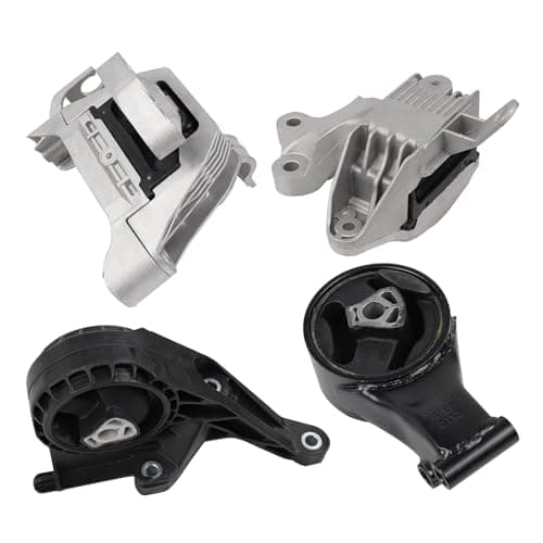 Engine Motor & Transmission Mount Kit 4pcs Compatible with Fits 2011-2015 Chevrolet Cruze 1.8L AUTO Replace A5430 A5479 A5508 A5502