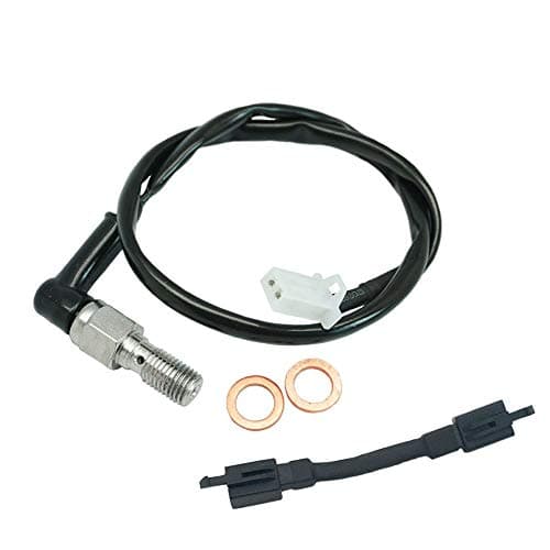 S SYUU Motorcycle Universal M10x1.00mm Banjo Bolt Brake Light Switch Fit Hydraulic Front Brake Clutch Pressure Callipers Cylinder Pump