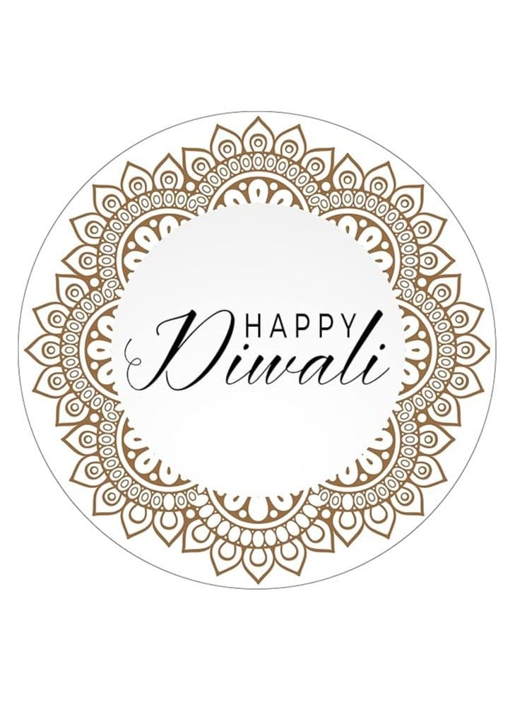 Diwali Stickers Ideal For Gift Wrapping Diwali Stickers For Gift Bag Happy Diwali Vinyl Sticker