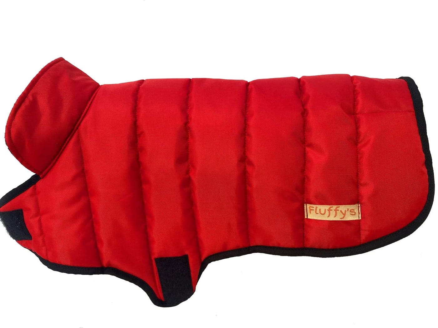 Fluffy's Luxurious Reflective Dog Cold Weather Coat Style Plaid Reversible Waterproof Windproof Pet Winter Warm Vest, Cozy Cotton Lined Stand-up Collar Outdoor Jacket