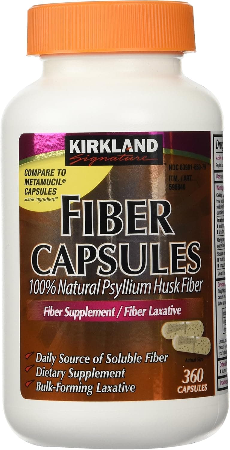 Kirkland Signature Kirkland Fiber Capsules 2 Pack 360 Capsules Each
