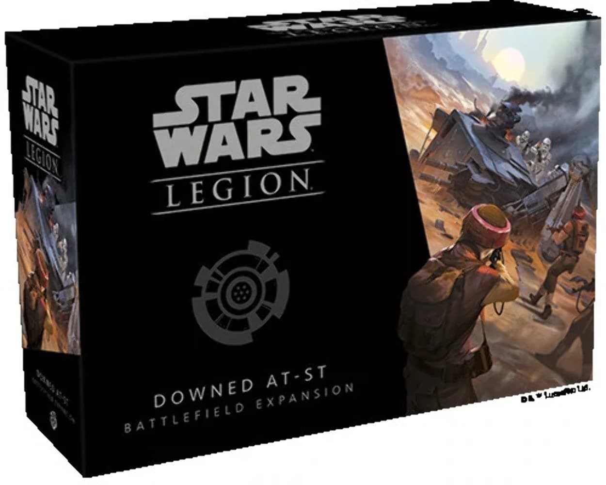 Star Wars: Legion Downed AT-ST BATTLEFIELD EXPANSION - Immersive Enhancements! Tabletop Miniatures Game, Strategy Game for Kids & Adults, Ages 14+, 2 Players, 3 Hr Playtime, Made by Atomic Mass Games