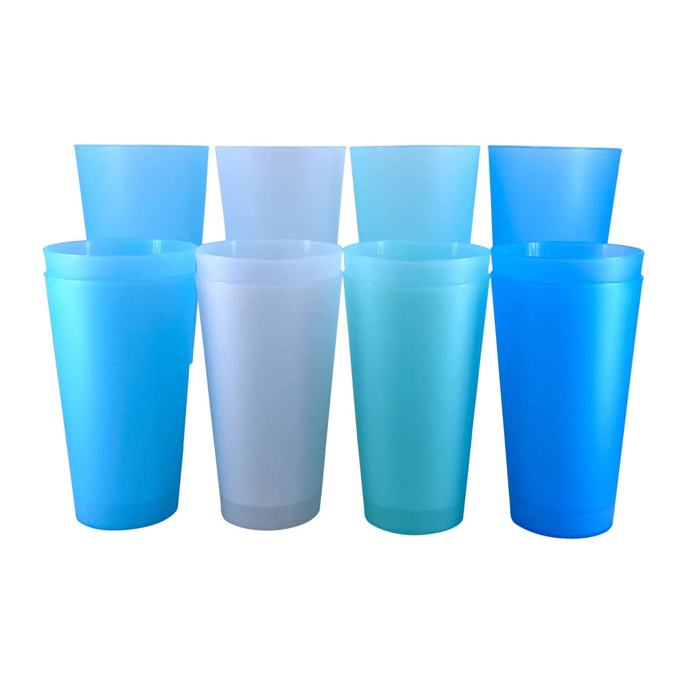 AOYITE Large Plastic Cups 32 oz Reusable Big Drinking Cup set of 12 BPA Free Dishwasher Safe Tall Drinking Glasses Unbreakable Water Tumblers for Kids Kitchen Outdoor