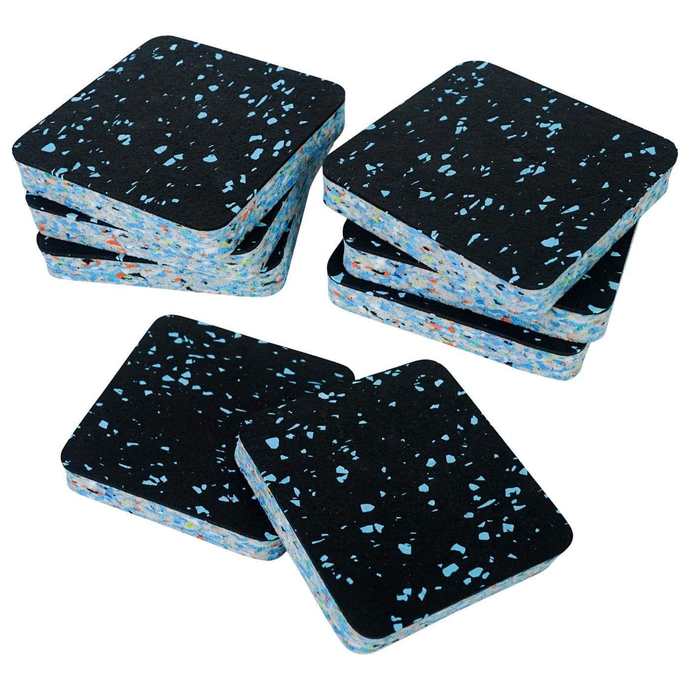 Luwint Treadmill Mat Pads Rubber Foam Padding Sound Isolation Pads Anti Vibration Pads Shock Absorbing Mat Noise Reduction Floor Protection Sheets for Treadmill Washer Machine Exercise Equipment
