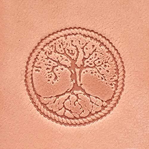 Tandy Leather Tree of Life Stamp Head Easy Professional Style Leather Stamping for Sheaths Wallets Journal Covers and Belt Designs Detailed Craftool Tool
