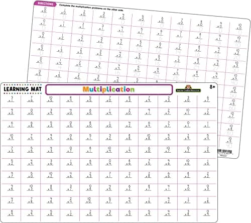 Teacher Created Resources Multiplication Learning Mat