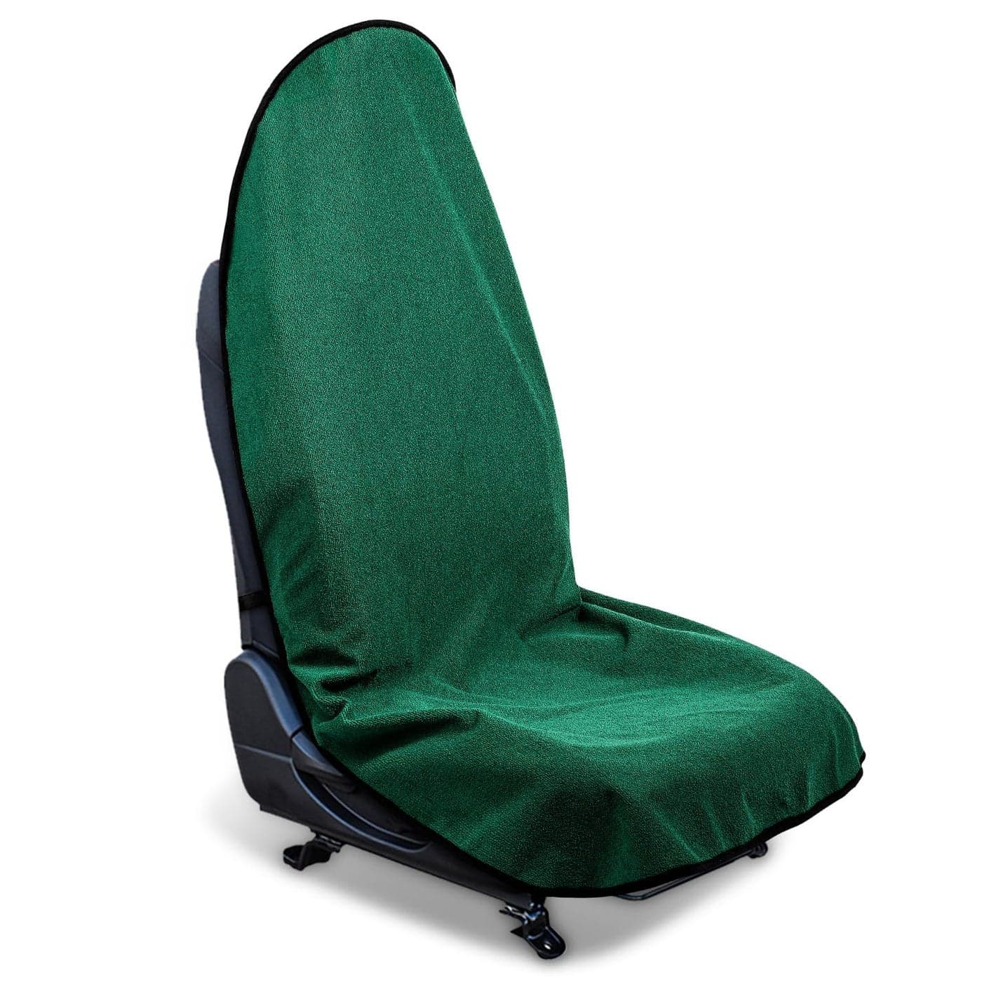 Waterproof Sweating Car Seat Cover for Post Gym Workout Running Swimming Beach and Hiking Universal Fit NonSlip Bucket Seat Protector for Cars SUV Trucks Machine Washable Green
