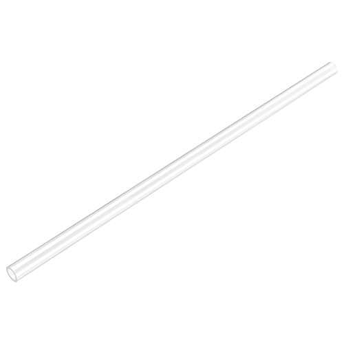 uxcell 2pcs Clear Rigid Tubing 4mm(5/32'') ID x 6mm(1/4'') OD x 1Ft Length Round Plastic Polycarbonate Tube