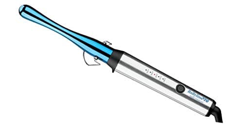 BaBylissPRO Nano Titanium Curling Wand, Reverse Taper Professional Hair Wand Curling Iron for Long Lasting Curls, Creates the Perfect Curls for All Hair Types