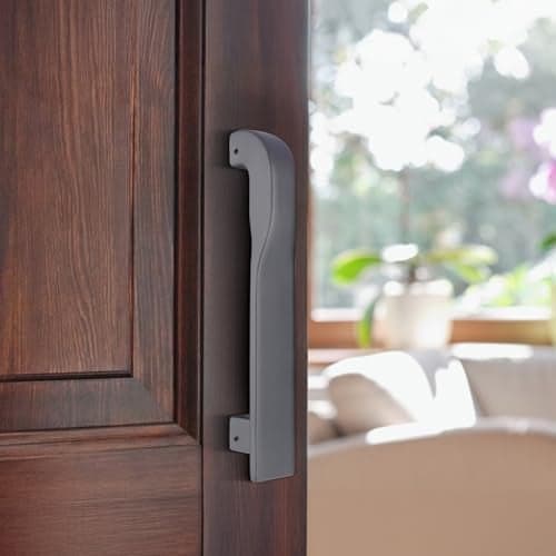 Godrej Door Handle | Tibo Pull Handle I 10 Inch Door Handle | Matte Black Nickel Finish | Ergonomic Grip | Suitable for Main Door, Safety Door & Internal Door I 5 Years Warranty