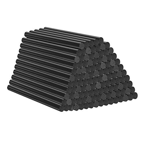 Black Hot Glue Sticks 4 Long 027 Dia Mini Size Glue Sticks for Glue Gun Dual Temp All Purpose Craft Adhesive 120Pack