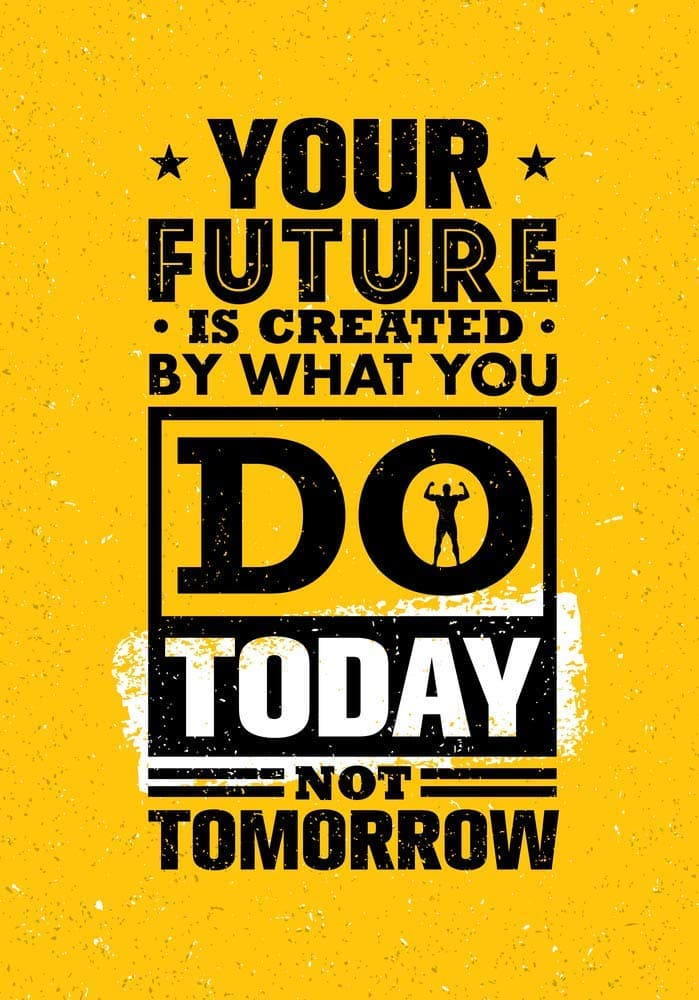 5 Ace your future is created|Motivational quotes|Inspirational quotes|Gym Poster| wall sticker paper poster(size:12x18 inch),multicolor