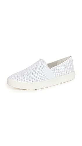 Vince Women's Blair Slip On Sneakers, White, 5.5 Medium US