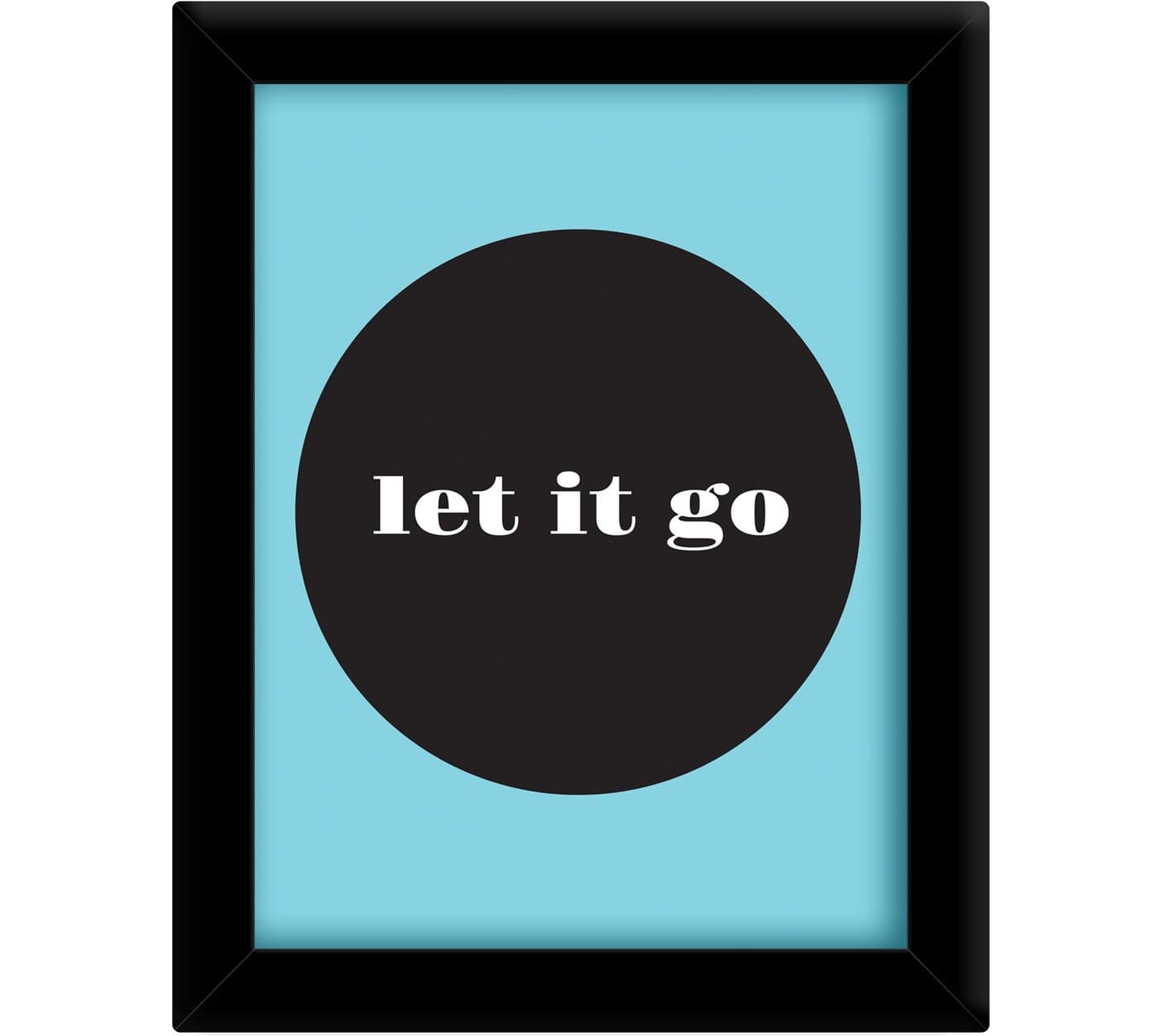 TiedRibbons® Let it go Inspirational wall posters for kids with frame