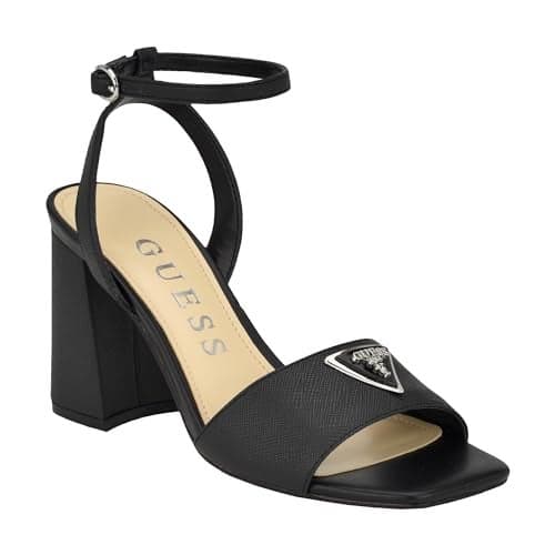 Guess Women's Gelyae Heeled Sandal, Black 002, 8