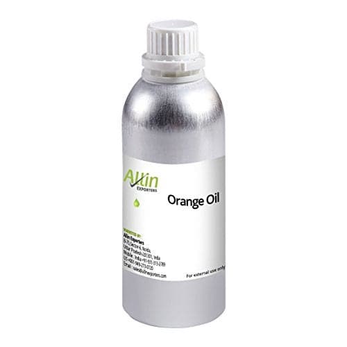 Allin Exporters Orange Essential Oil Natural Undiluted Therapeutic Grade for Skin Hair Face Home Fragrance Pure and Aromatherapy (100 ML)