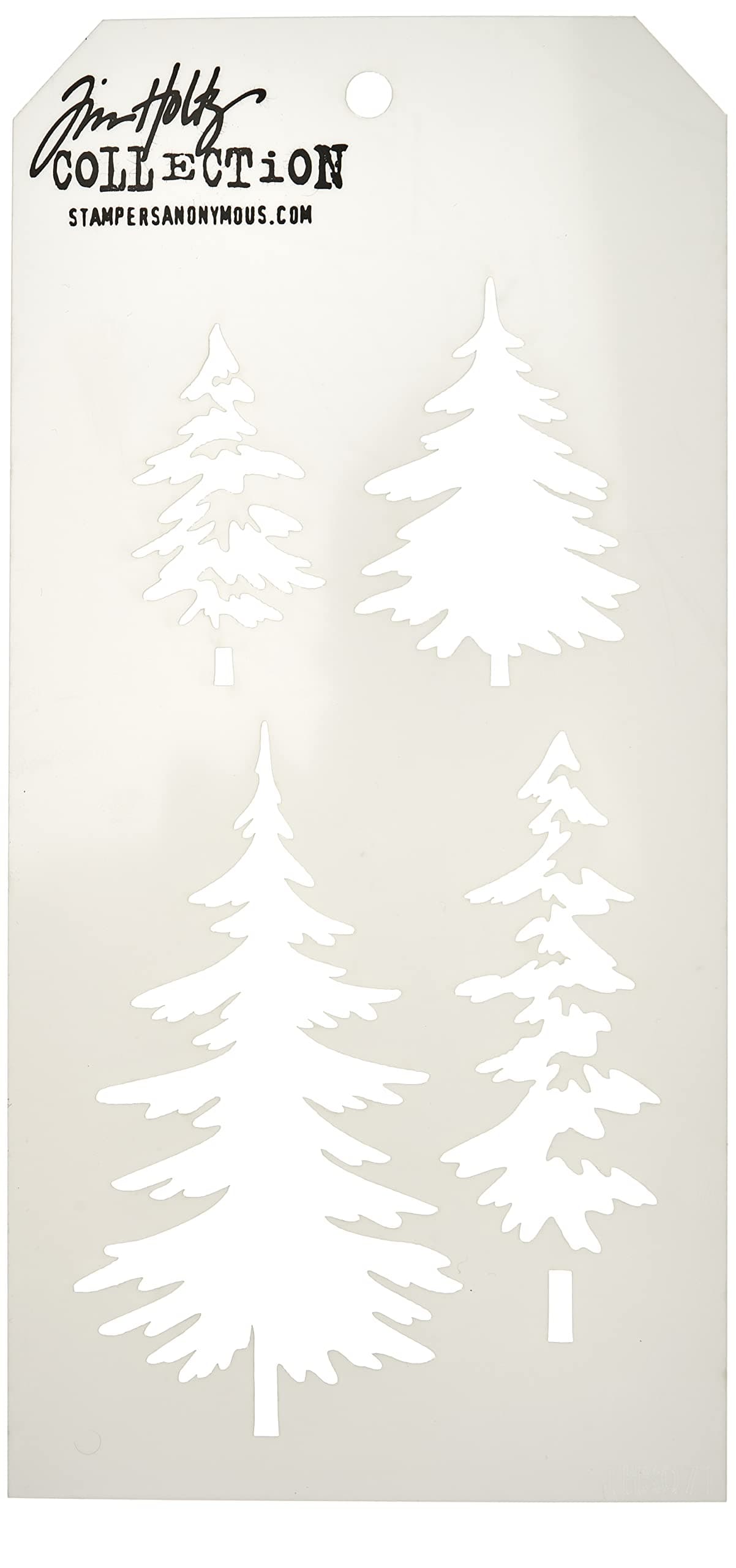 Stampers Anonymous THS071 Tim Holtz Layered Stencil MultiColour 4125 x 85Inch