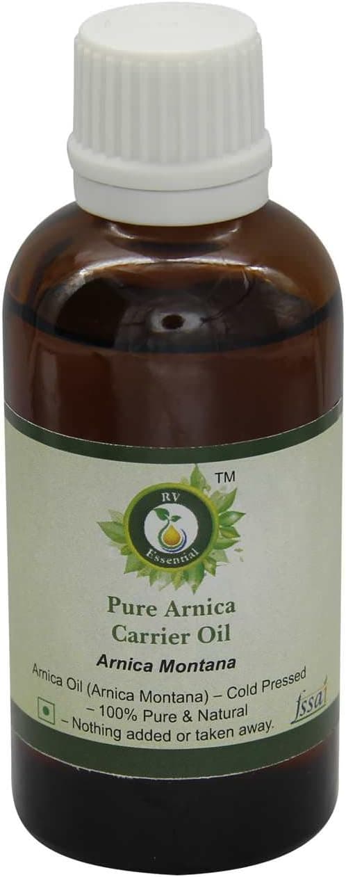 R V Essential Pure Arnica Carrier Oil 15ml 0507oz Arnica Montana 100 Pure and Natural Cold Pressed