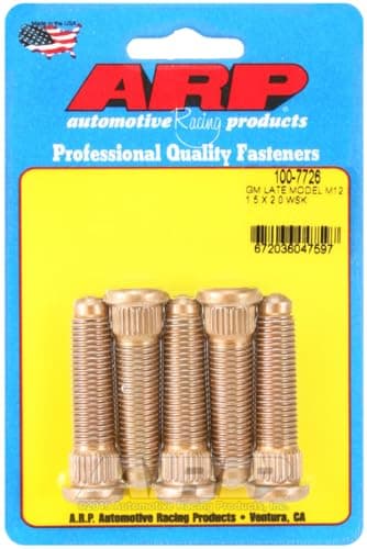 ARP 100-7726 Wheel Stud Kit (GM late model M12 X 1.5 X 2.0 wheel stud)