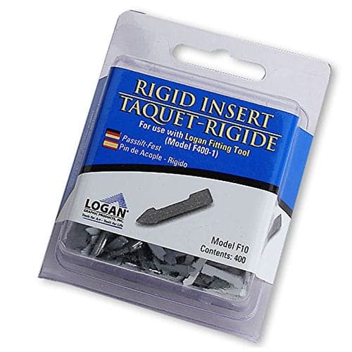 Logan Graphic Products Rigid Insert for Fitting Tool, Package of 400 (F10)