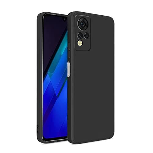 LIRAMARK Silicone Soft Back Cover Case for Infinix Note 12 (Black)