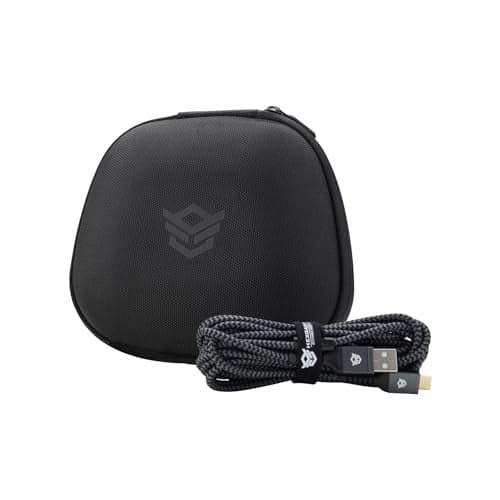 Universal Carrying Case & Type-C 4M Charging Cable & Joysticks Aiming Rings for HEXGAMING Controllers