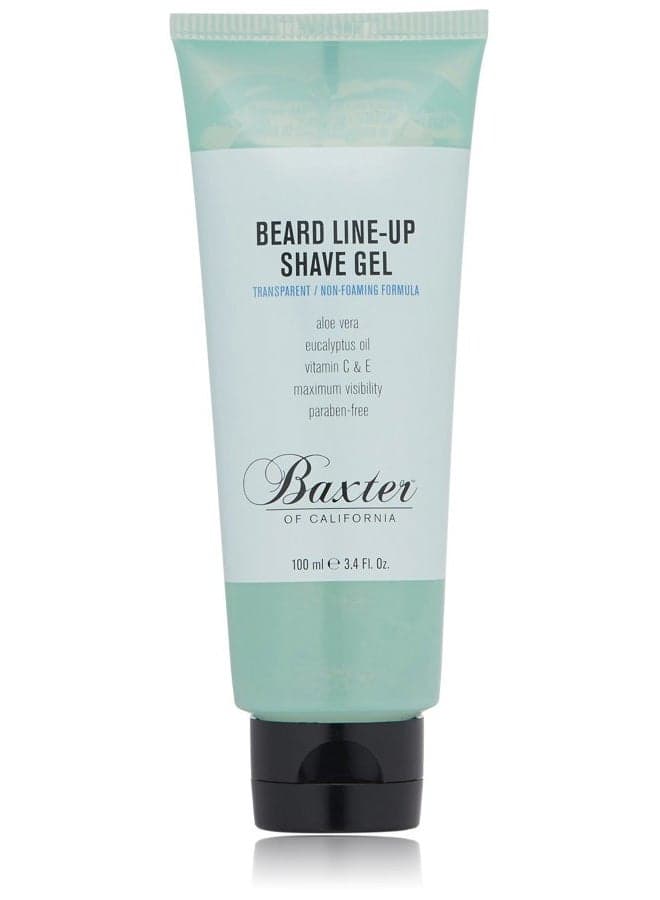 Beard Line-Up Shave Gel for Men |Non-Foaming | Paraben-Free | 3.4 fl. Oz.