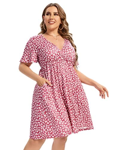 AMZ PLUS Women's Casual, pinkf
