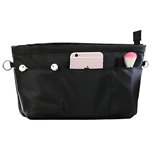 Lckaey Purse organizer insert for neverfull handbag is compatible with more similar brands of tote bagnylon organizer 3055blackXL