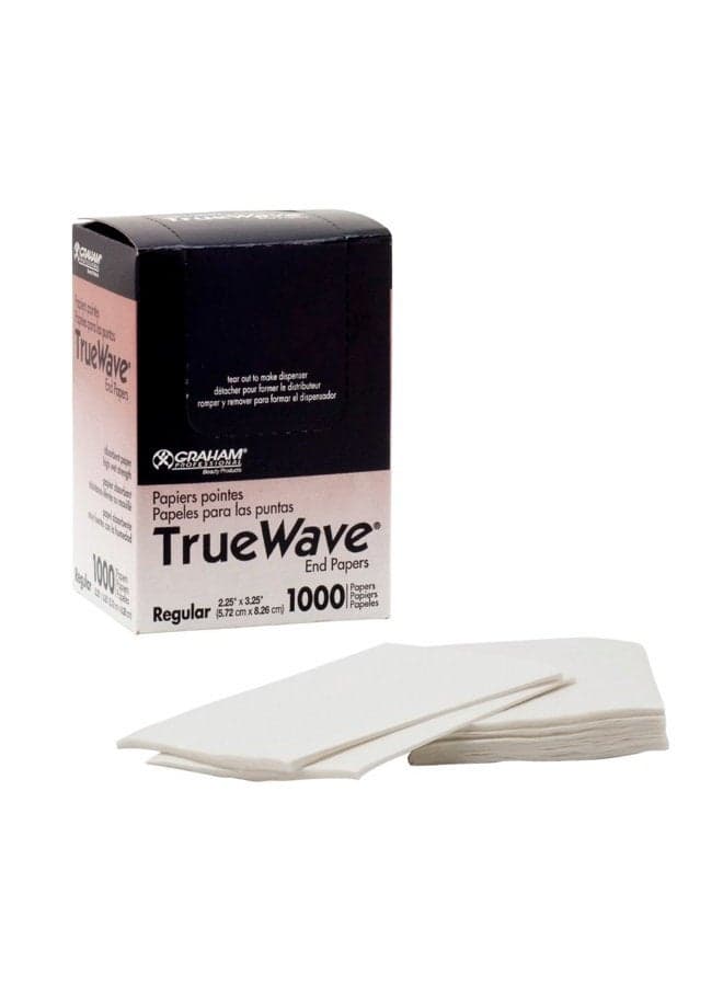 Professional TrueWave END PAPERS Salon Hair Perm True Wave 1000ct Regular