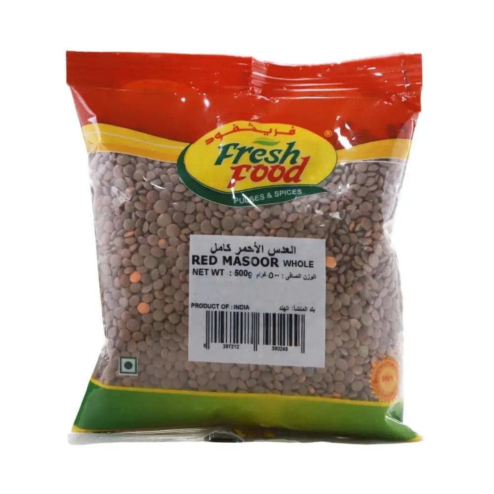 Fresh Food Red Masoor Whole- 500gms