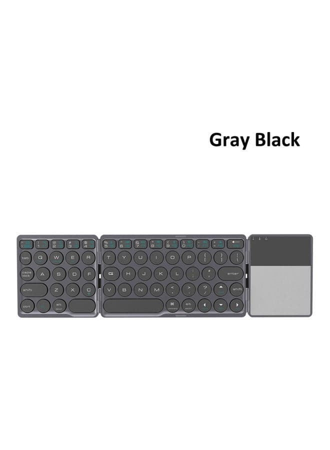 Bluetooth Keyboard With Touchpad For Windows/Android/IOS Black