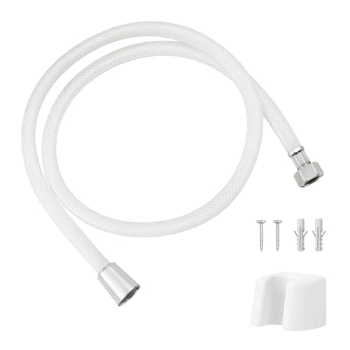 WOYO 1.2 Meter Flexible Inlet Pipe for Health Faucet & Jet Shower – Hot & Cold Water Hose, High Pressure, Anti-Burst, Leak-Proof, Durable Bathroom & Kitchen Connection Tube