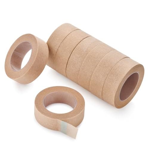 AHHALFFY 8 Rolls Nose Tape for Rhinoplasty Shaping Micropore Tape Paper Tape Medical Sensitive Skin Flexible Surgical Bandages First Aid Bandages for Wound Injuries Swelling 05 in x 10 yds