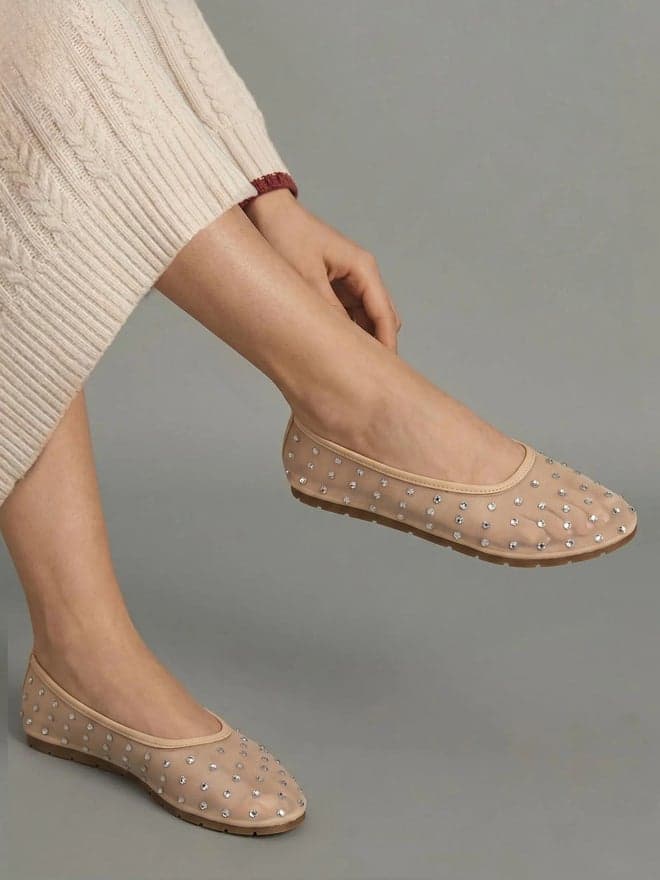 Styli Embellished Casual Shoes — 37