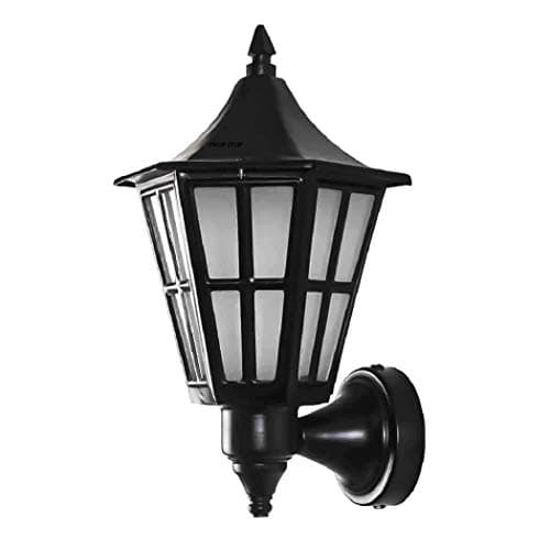 Prop It Up Hexagonal Single Bulb 5 Watts Outdoor Wall Light ( Black )