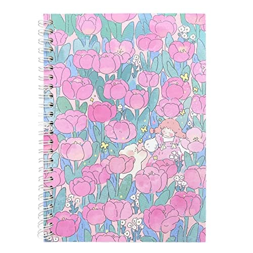 YUATCYA Reusable Sticker Collecting Book Storage Album with 40 Sheets Blank Release Paper - A5 Size Stickers Organizer Collection Holder Book for Adult (Pink-2)