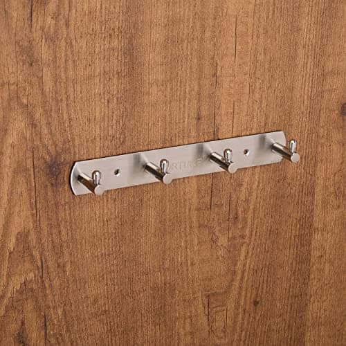 Fortune Pure Stainless Steel Hook Plate/Hook Patti - (4 Hook)