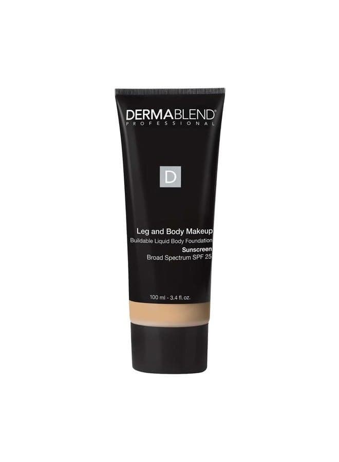 Leg and Body Makeup Foundation with SPF 25, 20N Light Natural, 3.4 Fl. Oz.