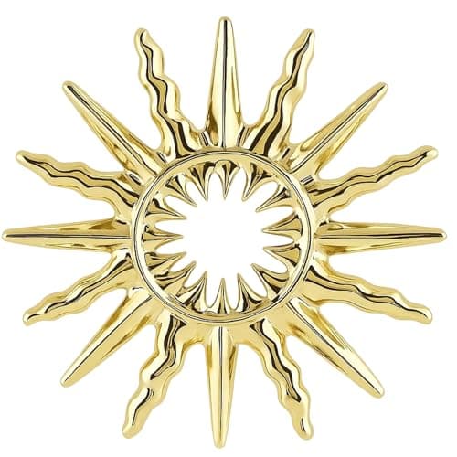 Brooch Pin for Women, Brooch for Men enamel pins, Saree Pins for Women, Elegant Metal Brooch for Dresses, Fashion Accessory for Special Occasions, 5.5 cm Alloy Brooch