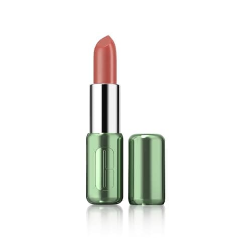 Clinique Pop Longwear Lipstick Long Lasting Satin Matte Shine Mocha Pop 1 Count