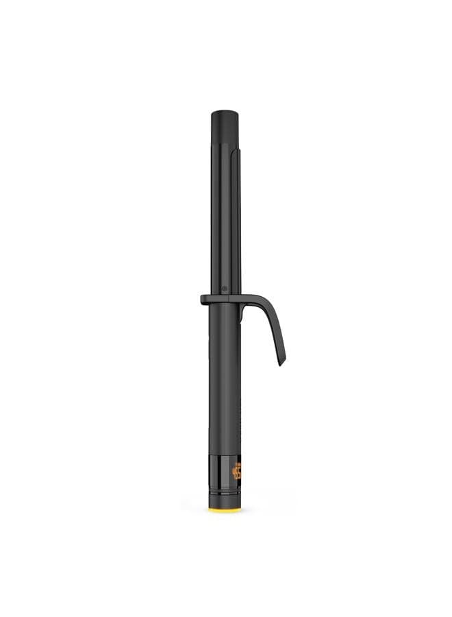 Pro Artist Black Gold Digital Salon Hair Curling Iron | Long-Lasting Full Curls and Defined Waves, (1 in)