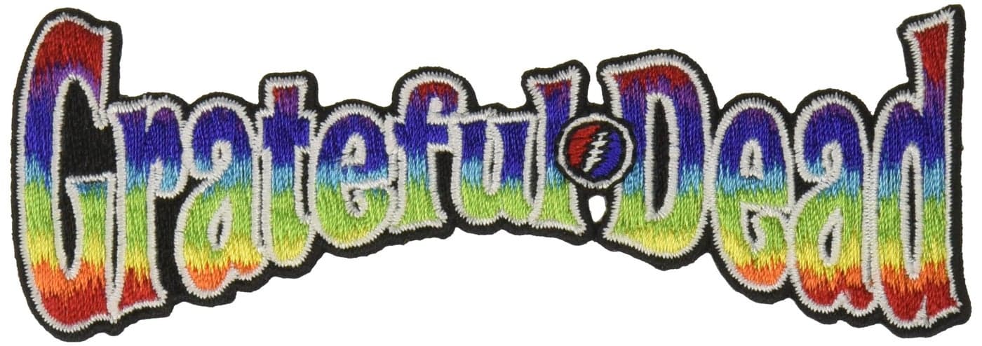 C&D Visionary Application Grateful Dead Rainbow Logo Patch