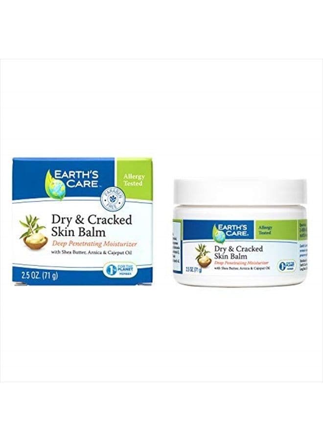 Dry and Cracked Skin Balm, Allergy-Tested, No Parabens, Colors or Fragrances, 2.5 OZ.