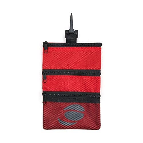 Orlimar Golf Detachable Accessory Pouch, Cherry Red, Regular