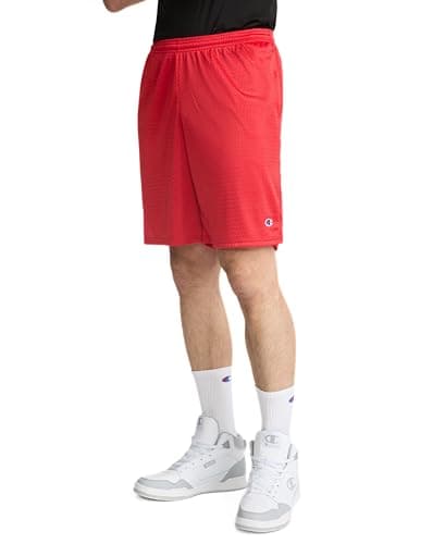 Champion Men's Shorts, Big and Tall Mesh Shorts for Men, Everyday Gym Shorts, 10"