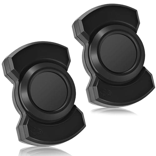 3in1 Fidget Spinner Toy for Adult Metal Slider Clicker Spinner Magnetic Easter Basket Stuffer for Adult Men Office Desk Toy Stress Anxiety Relief ADHD Magnet EDC Cool Gadget Gifts 2PC Black