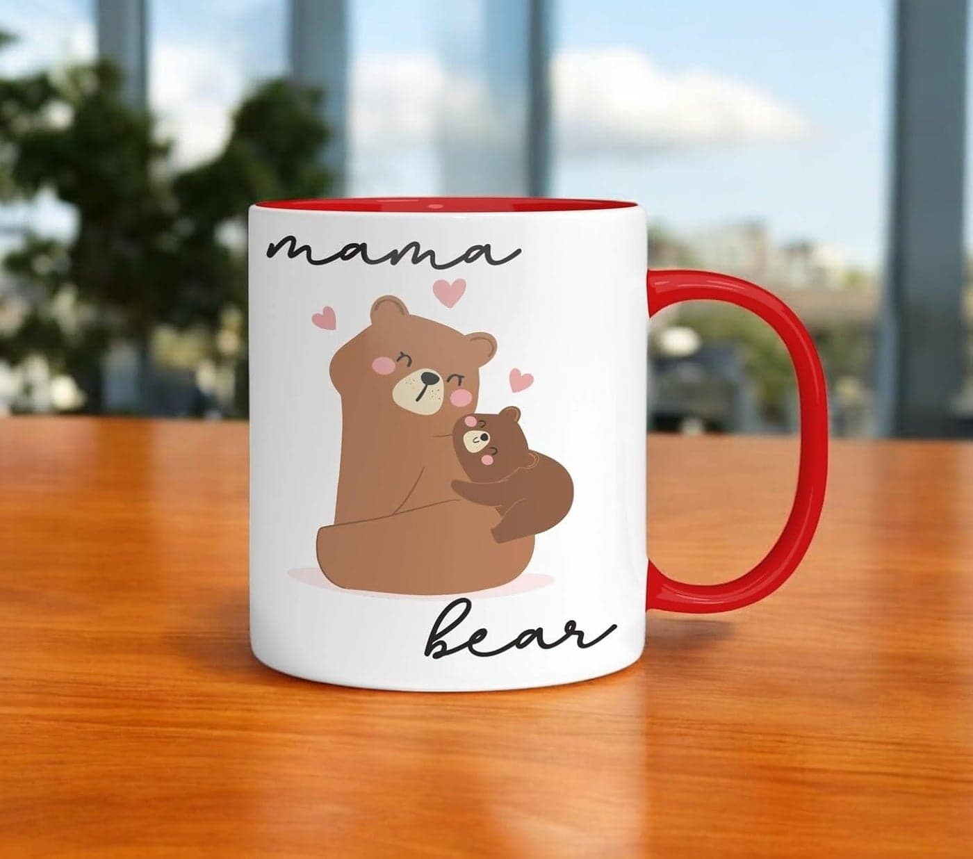 Lillypupp Cute Papa Bear Coffee Mug Sets Baby Shower Gift Pregnancy Reveal Photoshoot Items Dad to be Gifts Gifts for Husband Birthday Gift for Men Husband Brother Father Daddy